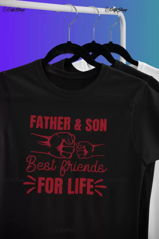Father and son, tricou cu mesaj, tgs0277 c